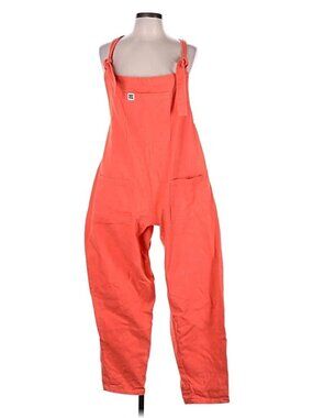 Lucy & Yak Original Dungarees Rust Orange Large / UK 14-16 New Organic Cotton